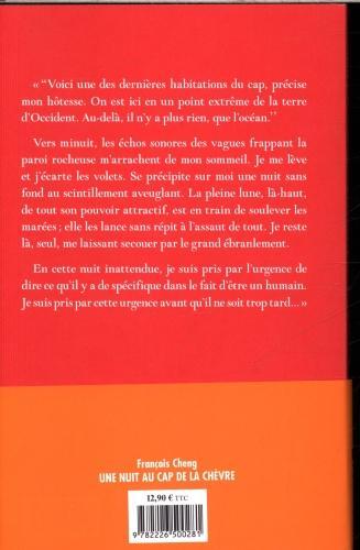 Actual product image Albin Michel Une nuit au cap de la Chèvre (French, Cheng François, 2025)