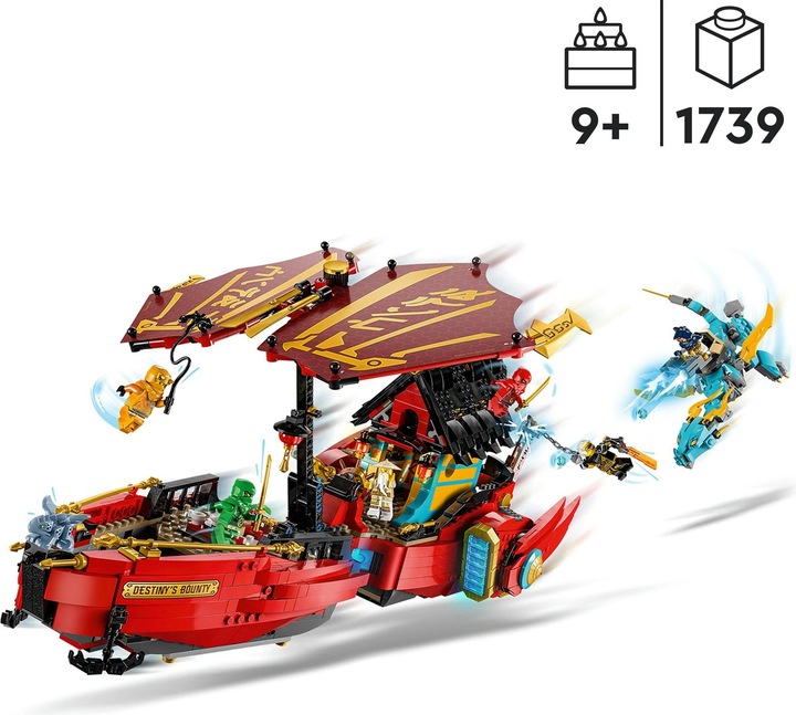 Actual product image LEGO Ninja glider in a race against time (71797, LEGO Ninjago)