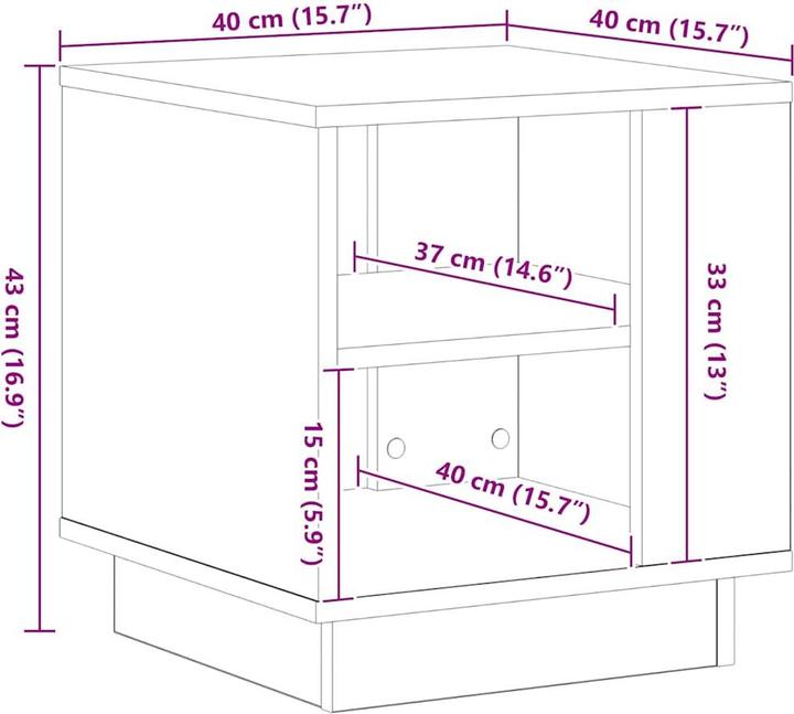 Produktbild vidaXL Couchtisch
