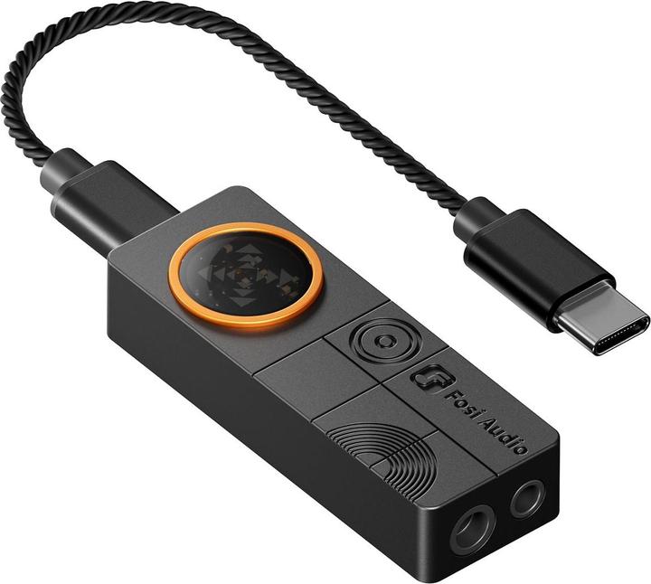 Fosi Audio DS3, 32 Bit/768kHz DAC + Kopfhörerverstärker black (USB-DAC)