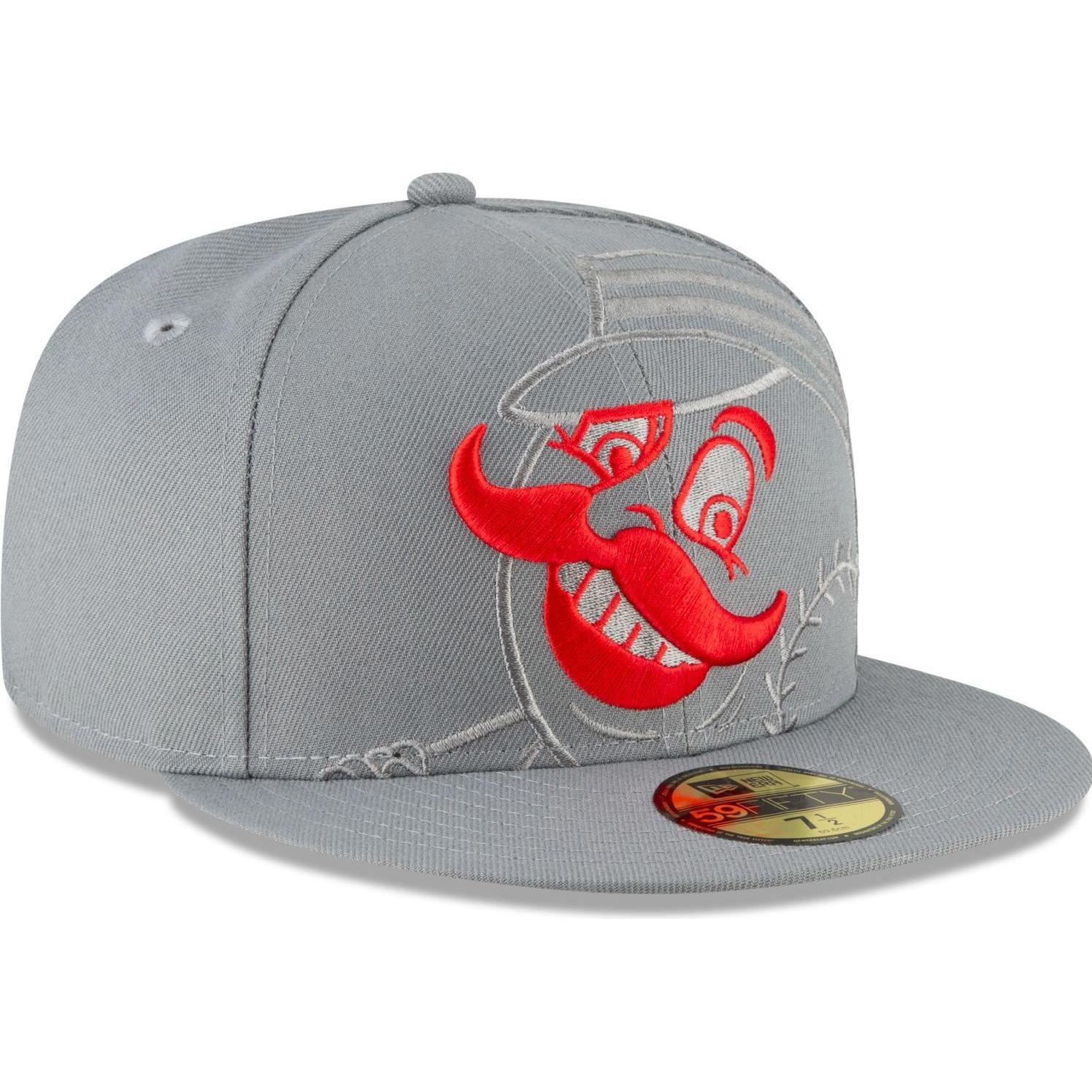 Thumbnail - New Era, Herren, Cap, 59Fifty Fitted Cap - STORM Cincinnati Reds - 7 1/4, Grau, (7 1/4)