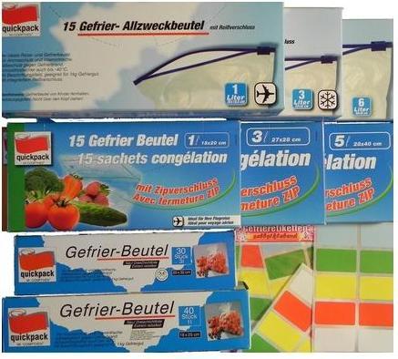 Produktbild Quickpack Gefrierbeutel (24x)
