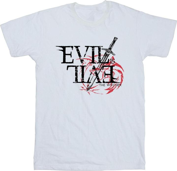 Produktbild Netflix The Witcher Evil Is Evil TShirt (3XL)