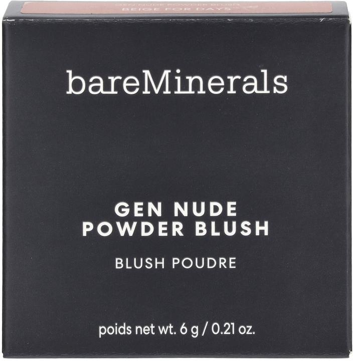 Actual product image Bare Minerals Bareminerals Gen Nude Powder Blush Beige For Days - 6g (Beige For Days)