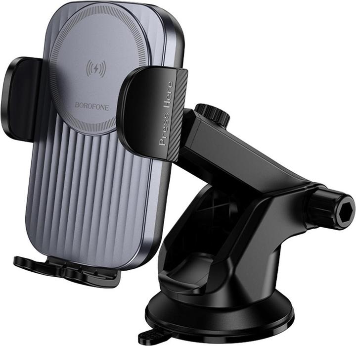 Immagine prodotto Borofone BH222 Supporto per auto con ricarica induttiva per parabrezza nero