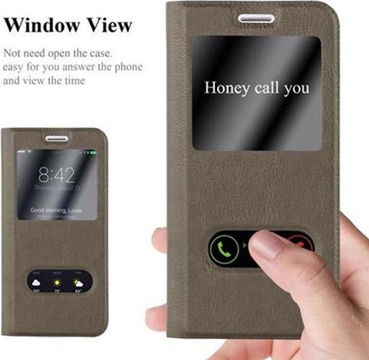 Produktbild Cadorabo Book mit View Doppelfenster Cover (Samsung Galaxy J5 (2015))