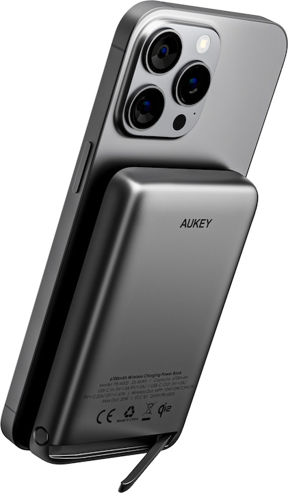 Actual product image Aukey MagFusion (6700 mAh, 20 W)