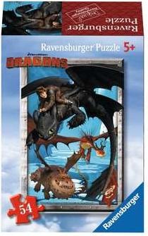 Produktbild Ravensburger Minipuzzle Dragons (54 Teile)