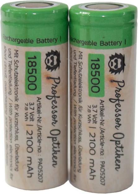 Produktbild Professor Optiken Accu Lilo 18500 (2100 mAh)