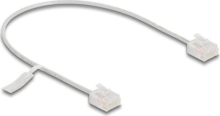 Produktbild Delock RJ45 Netzwerkkabel Cat.6 UTP Ultra Slim 0,3 m grau mi (U/UTP, CAT6, 0.30 m)