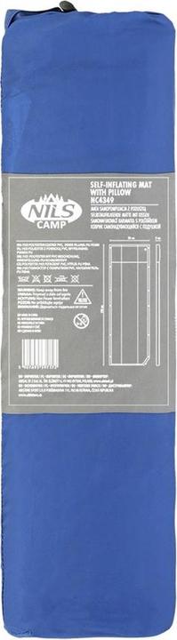 Actual product image Nils Camp Nc4349 Blue-Gray Rubber Carpet With Cushions