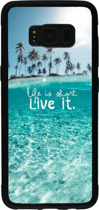 Produktbild PhoneLook Hülle Silikon schwarz Summer 18 24 (Samsung Galaxy S8)