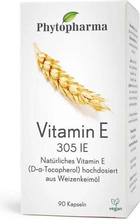 Immagine prodotto Phytopharma Vitamina E Caps 305 UI Ds 90 Capsule (90 Pezzo/i, Pillole, 0.10 g)