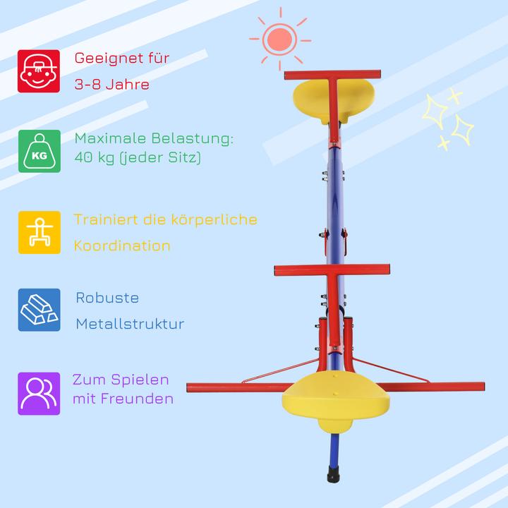 Produktbild Outsunny Kinderwippe mit 360° Drehfunktion