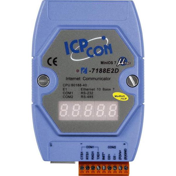 Moxa ICP CON, 1xRS232+1xRS422/485+D, Netzwerkadapter