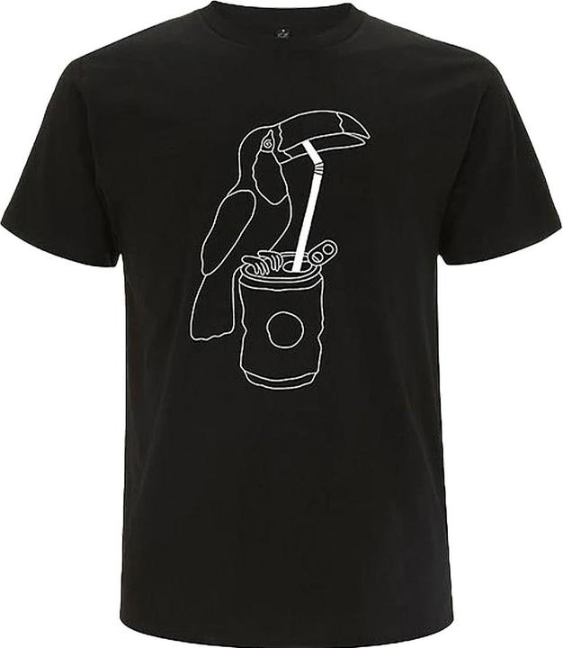 Actual product image Universal Textiles Unisex Adult Toucan Cotton Back Print T-Shirt (XXL)