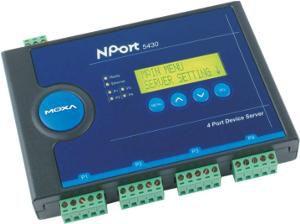Produktbild Moxa NPort 5430 - 12 - 48 V - SNMP v1 - ICMP - IP - TCP - UDP - DHCP - BOOTP - Telnet (RJ45 (1x))