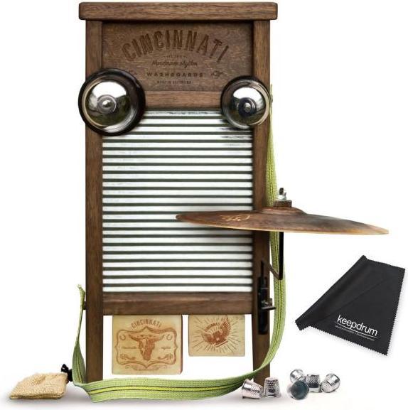 Produktbild Cincinnati Washboards CW-3 Percussion Waschbrett Pro mit Tuch