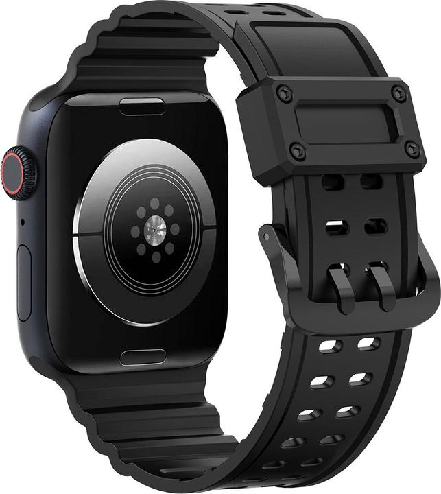 Actual product image Hurtel Strap Triple Protection strap for Apple Watch SE, 8, 7, 6, 5, 4, 3, 2, 1 (41, 40, 38 mm) band bracel (38 mm, 40 mm, 41 mm, TPU)