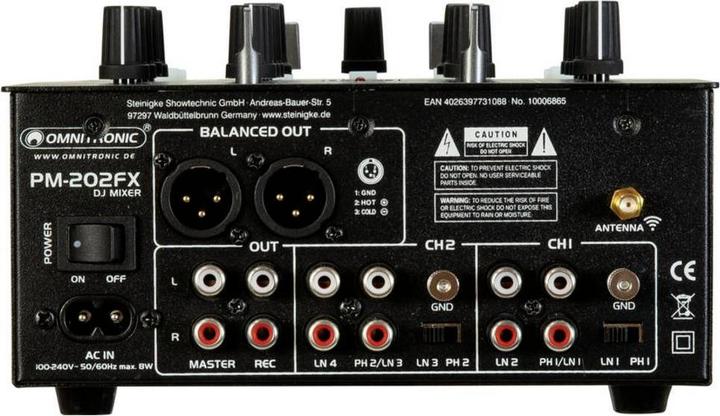 Actual product image Omnitronic PM-202FX