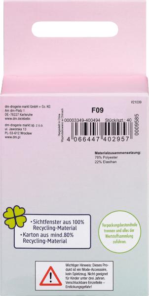 Immagine prodotto dm ebelin Ebelin, elastici per capelli, mix, 40 pezzi