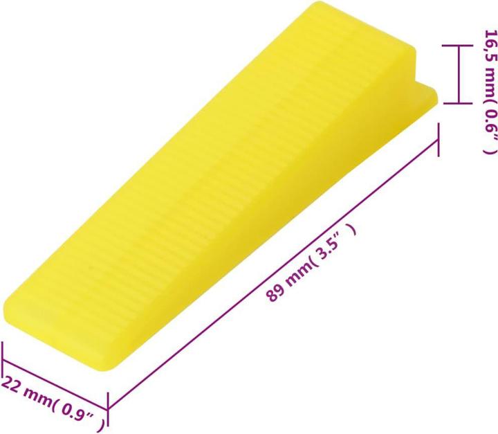 Image du produit vidaXL Fliesen Nivellierkeil