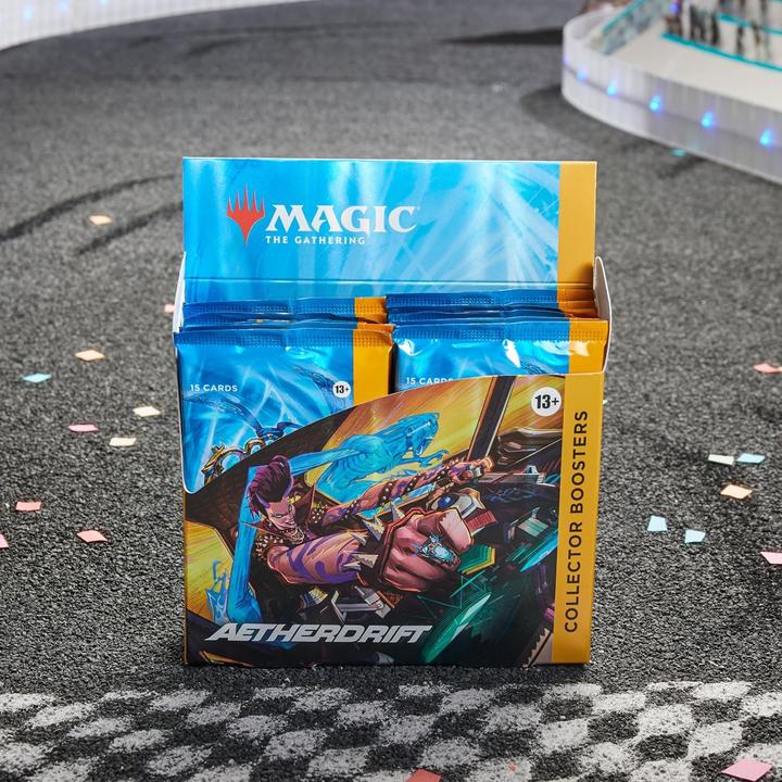 Produktbild Magic the Gathering Etherdrift Verzameler-Booster-Display mit exklusiven Folie- und Sonderkarten (Deutsch, Booster Display)