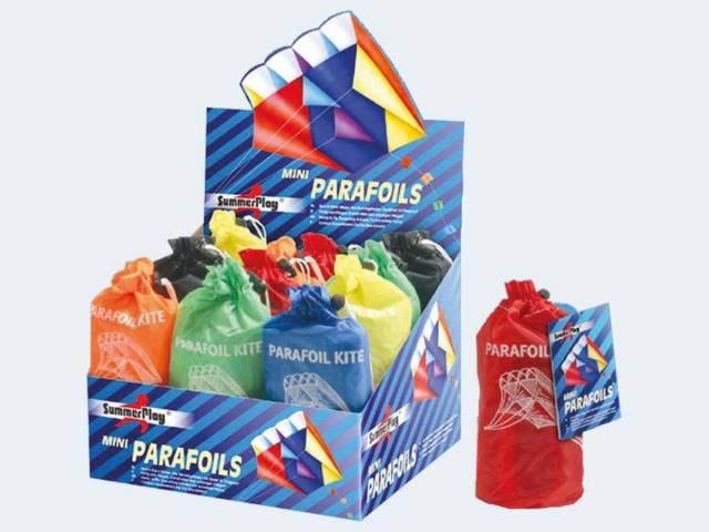 Gebro Toys pocket kite 50cm parafoil nylon with string