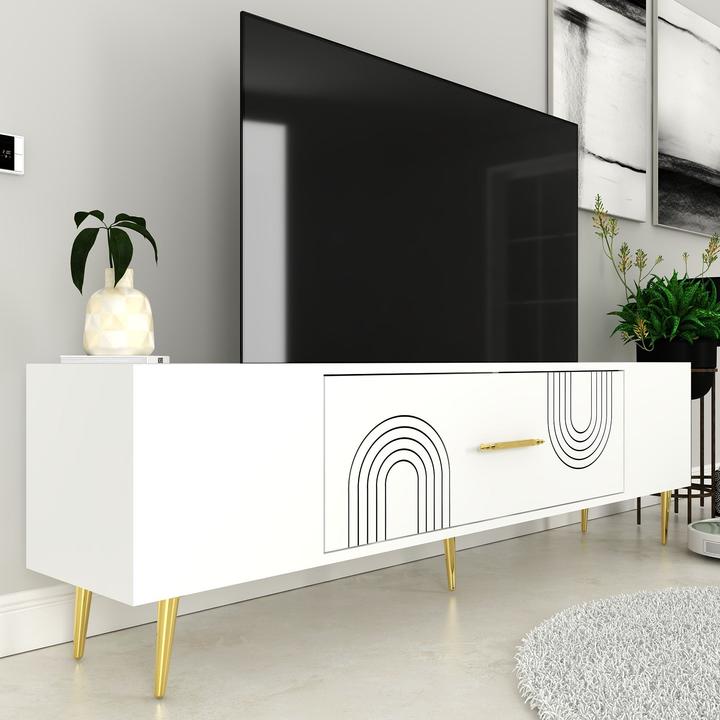 Actual product image Kalune Design Decorium Arch TV Stand (150 x 29.60 x 48.20 cm)