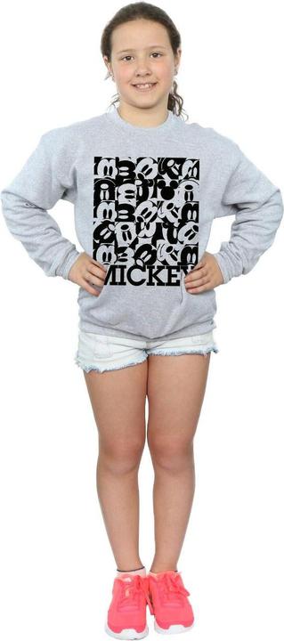 Produktbild Disney Mickey Mouse Grid Sweatshirt Mädchen (152, 158)
