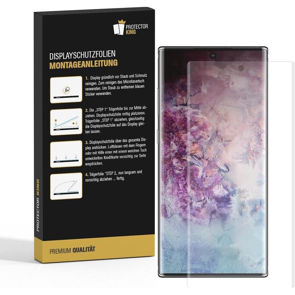 Thumbnail - Protectorking 4x Premium Displayschutzfolie 3D KLAR (4 Stück, Samsung Galaxy Note 10 Plus), Smartphone Schutzfolie