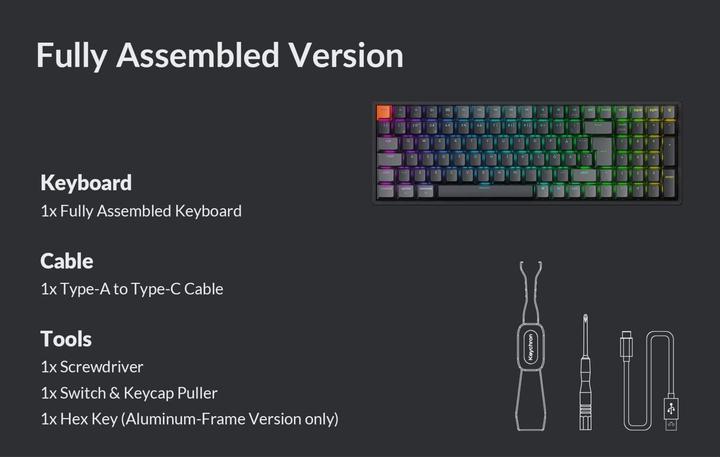Actual product image Keychron K4 QMK (Version 3) (CH, Wireless, Cable)