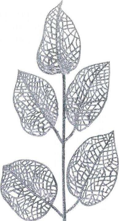 Immagine prodotto Viana Kunstpflanzen Deko-Zweige mit glitzernden Blättern für Weihnachtsdekoration (1 cm)