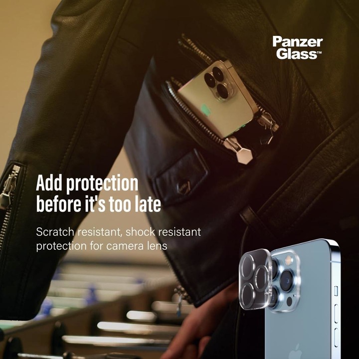 Productafbeelding PanzerGlass Camera beschermer (1 Stuk, Apple iPhone 13 Pro Max, Apple iPhone 13 Pro)