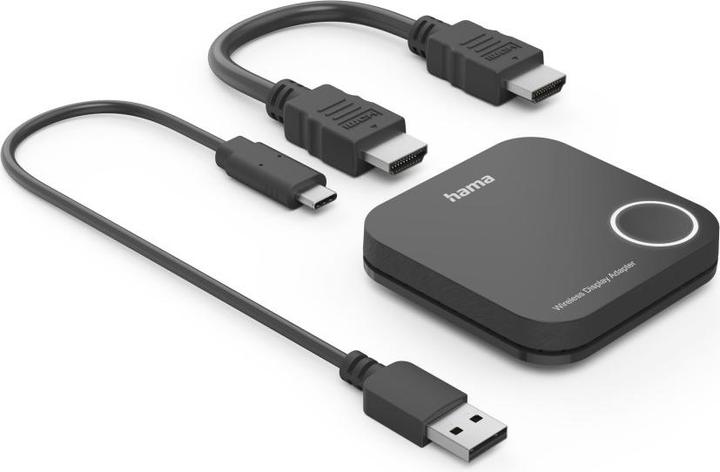 Productafbeelding Hama Wireless-Display-Adapter, HDMI™, Full-HD 1080p, inkl. Kabel (HDMI, USB Type-C)