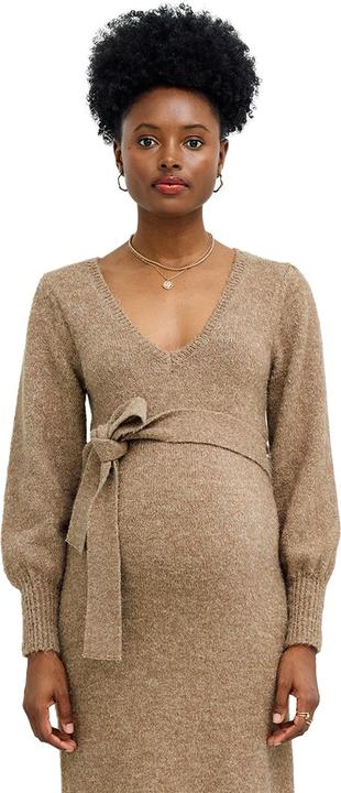 Image du produit Vertbaudet Umstands-Maxikleid aus meliertem Strick (42)