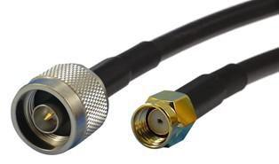 Actual product image DMT RPSMA male / 5m FF200 / N male (Antenna cable)