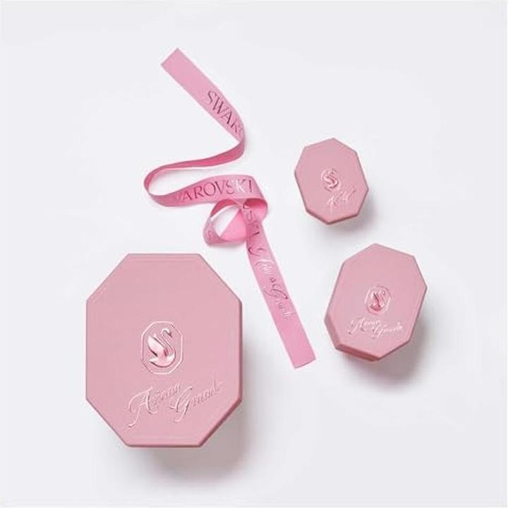 Produktbild Swarovski x Ariana Grande Y Halskette Kristallperle Verschiedene Schliffe Herz Weiss Rhodiniert (Swarovski Metall)