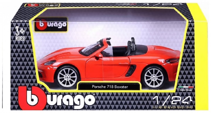 Productafbeelding Bburago Porsche 718 Boxster Blauw 1/24