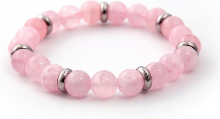 Produktbild Beneto Pink jade bead bracelet MINK33 / 17 (L)