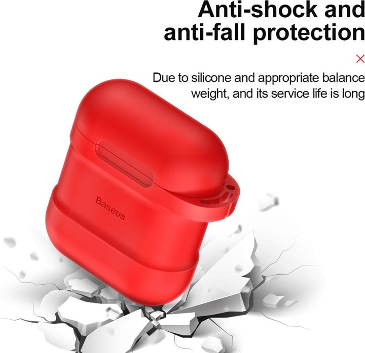 Produktbild Baseus Airpods Hülle Silikon Case (Kopfhörer Tasche)