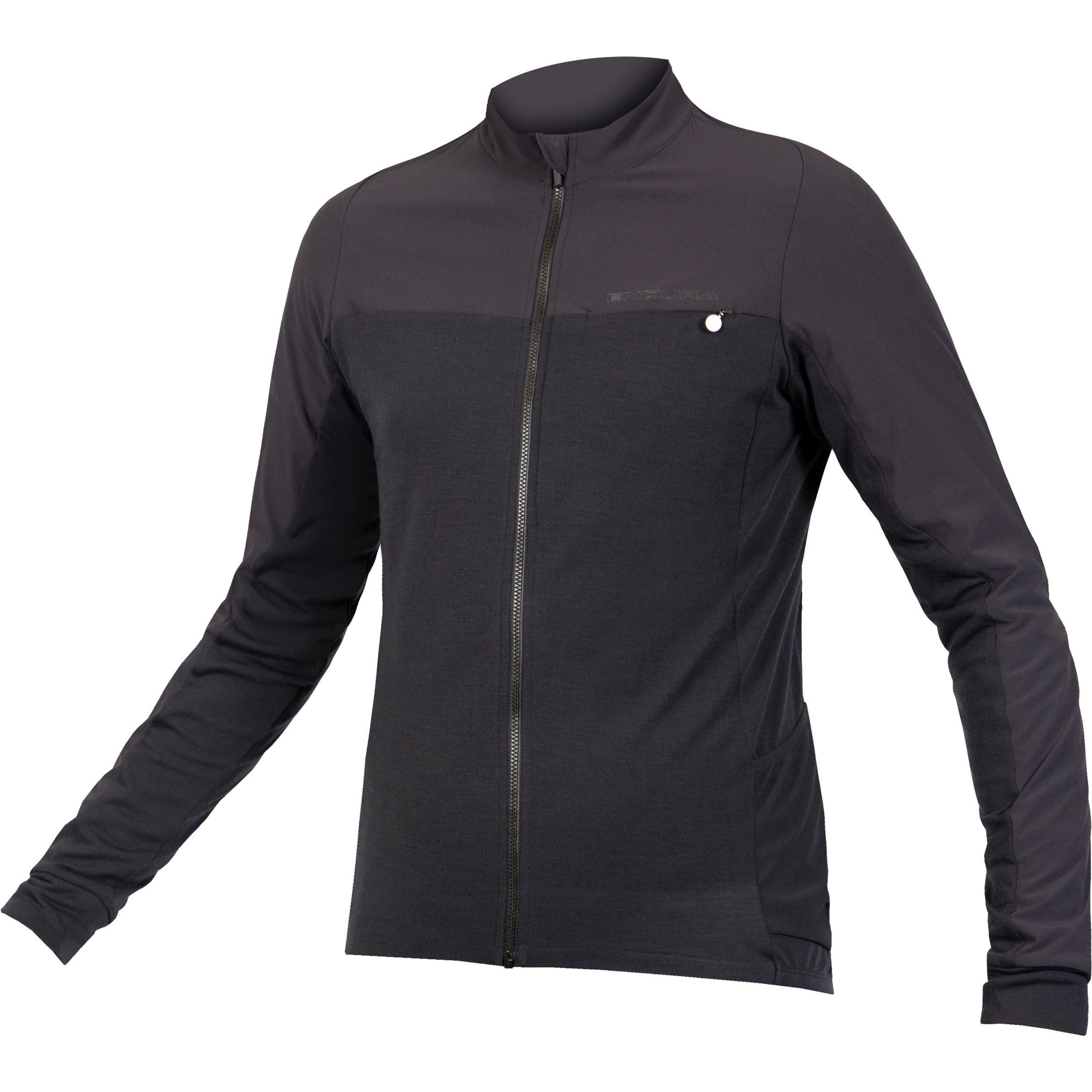 Endura, Herren, Velotrikot, GV500 Trikot (langarm) (L), Schwarz, L