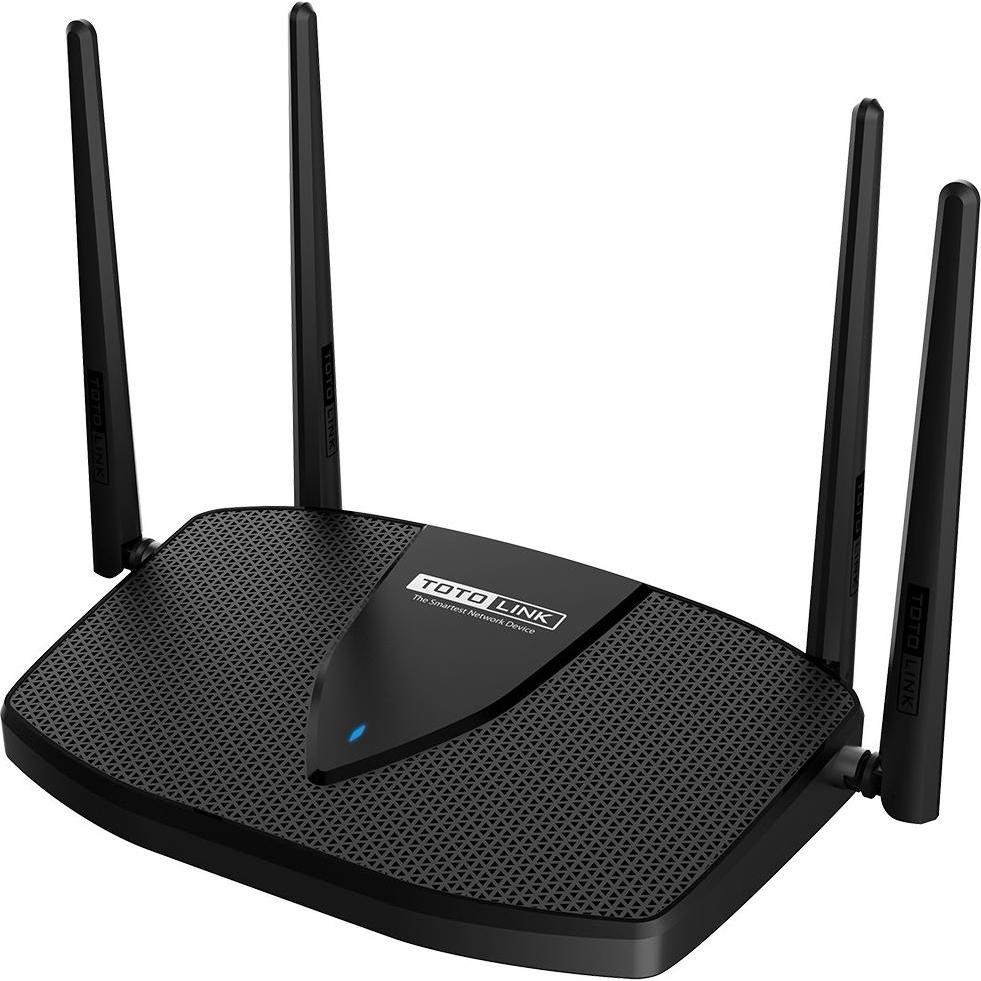 Totolink X5000R AX1800 WIRELESS DUAL BAND GIGABIT ROUTER vlan wireless router Gigabit Ethernet, Router, Schwarz