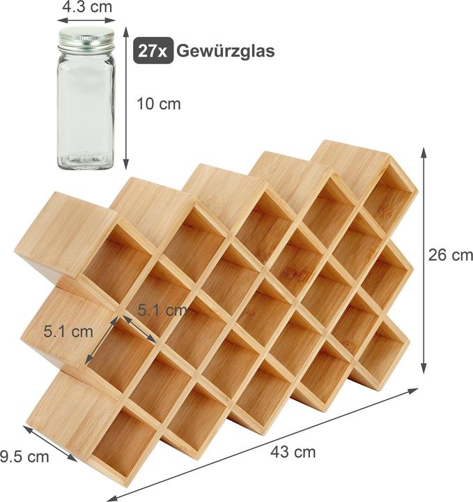 Produktbild Relaxdays Gewürzregal