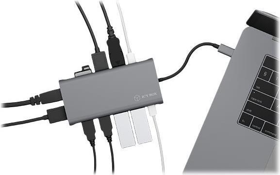 Image du produit Icy Box IB-DK4050-CPD (USB-C, 12 Ports)