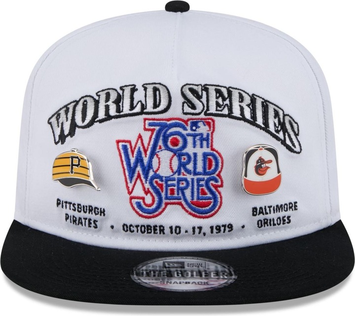 Actual product image New Era Golfer Cap - World Series 1979 Pin Pirates Orioles (One size)