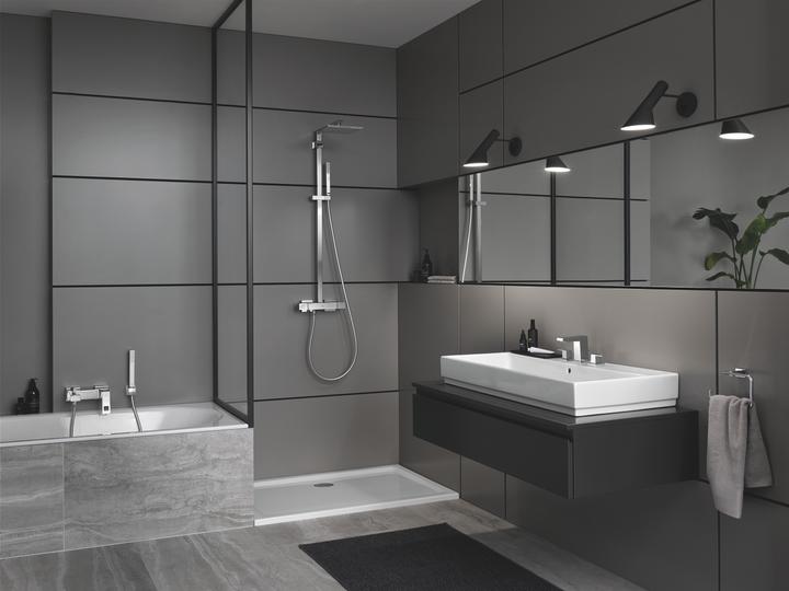 Actual product image Grohe Countertop washbasin Cube ceramic (490 mm, 1000 mm)