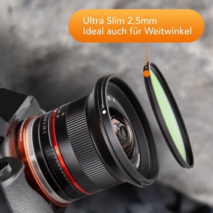 Actual product image Walimex UV filter Slim Super DMC 86mm (86 mm, UV filter)