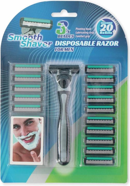 Produktbild Smooth Shaver Rasierer 21-teilig für Herren