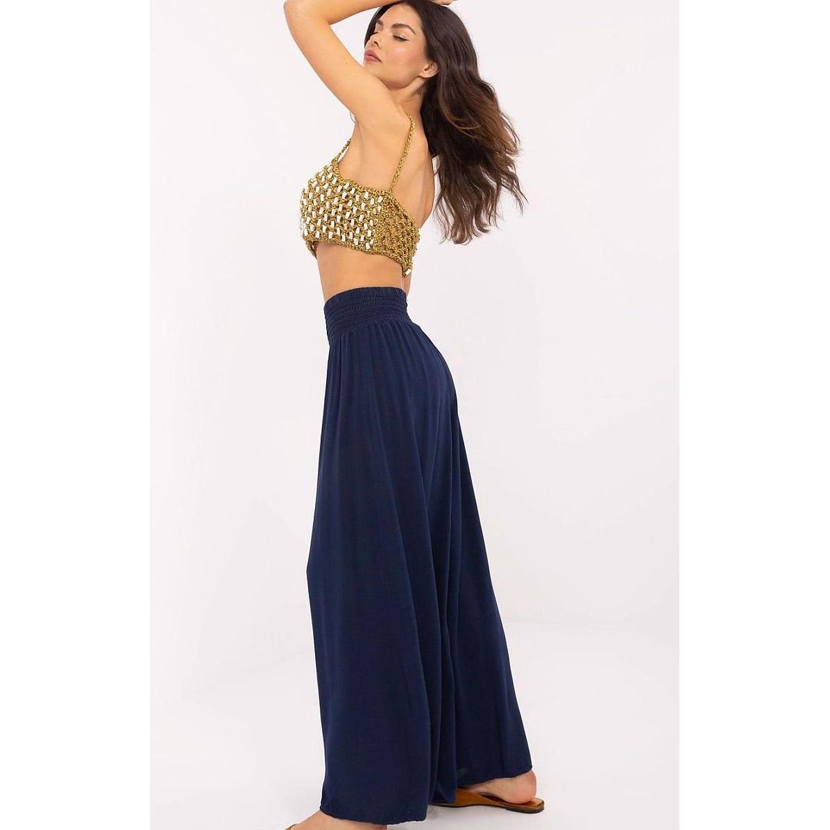 Och Bella, Damen, Hosen, Damen Hose, Blau, (M)